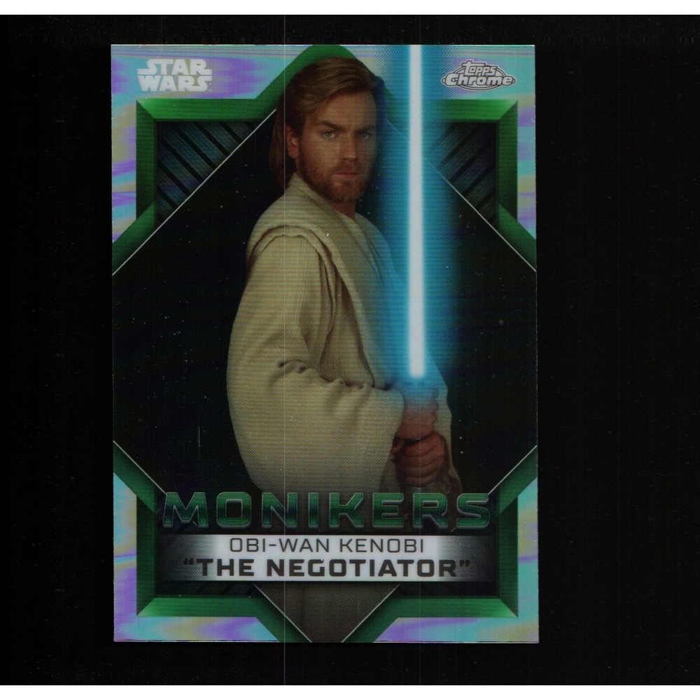 Obi-Wan Kenobi 2023 Topps Chrome Star Wars Monikers #M-9